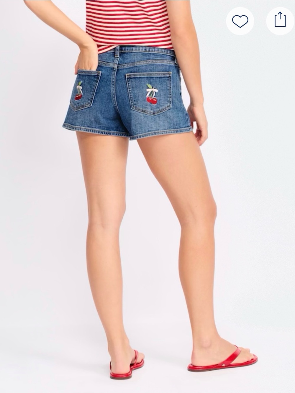 Classic Mid-Rise Denim Shorts Stitch Fix NWT